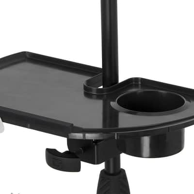 Frameworks Mic Stand Accessory Tray with Drink Holder image 1