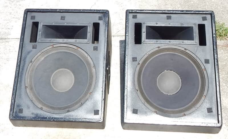 Klipsch KSM-1 vintage 15" 2 way floor monotors with phenolic diaphragms image 1
