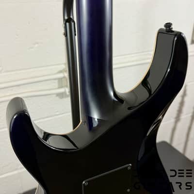 ESP E-II M-II HST QM Electric Guitar w/ Case - Indigo Purple Fade image 14