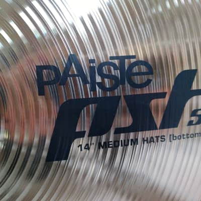 Paiste PST5 14" hi-hats & 20" Ride Cymbal image 7