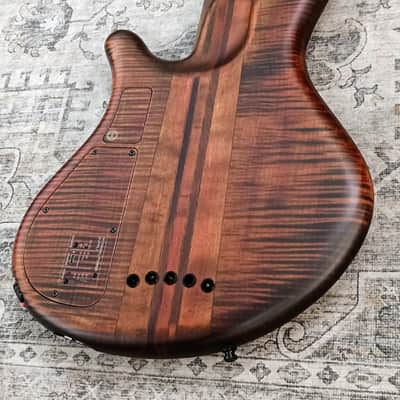 Mayones Patriot MR 5 Fretless - antique brown image 13