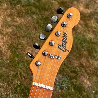 1974 Greco TE-450N Thinline Tele ... EMBOSSED Maxon PU-103 Prototype Wide-Range Humbuckers ... BAKED MAPLE FRETBOARD ... (Made In Japan Lawsuit Era) + GIGBAG image 2