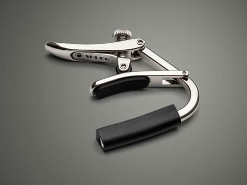 Shubb Standard Capo C5-r – Polished Nickel for Banjo (Radiused) image 1