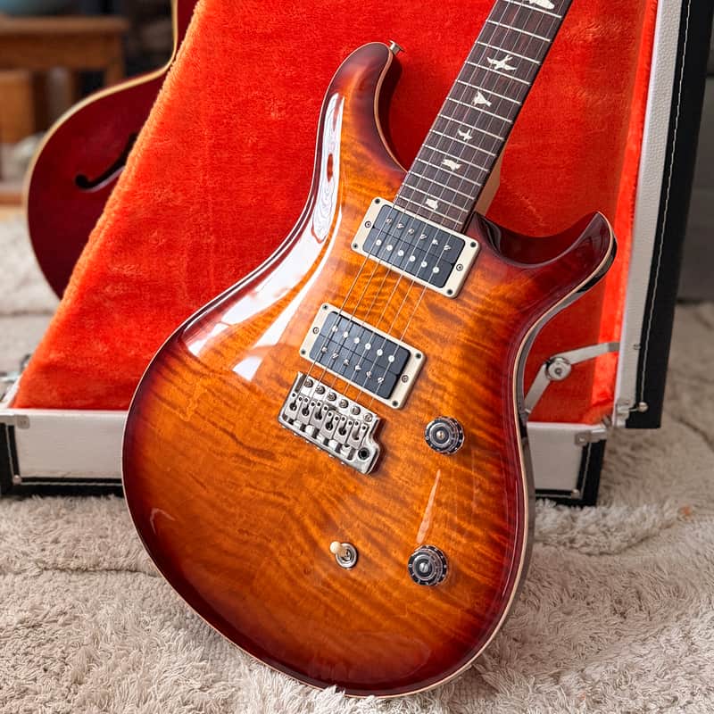 2022 PRS CE-24 Dark Cherry Sunburst w/ Hardshell Case and Original Gig Bag image 1