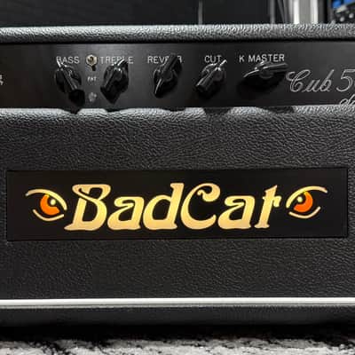 Bad Cat Cub 50/50 Stereo 50-Watt / Side Guitar Amp Head 2019 - Black image 1
