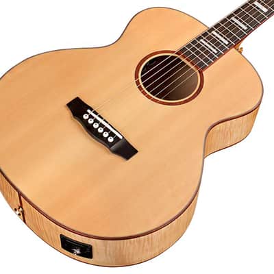 Guild Westerly Jumbo Junior Reserve Maple Natural Travel Electro Acoustic Guitar image 4