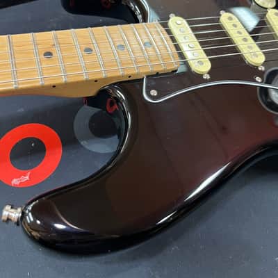 Fender American Ultra Stratocaster with Roasted Maple Fretboard - Black - With OHSC Hard Case image 5