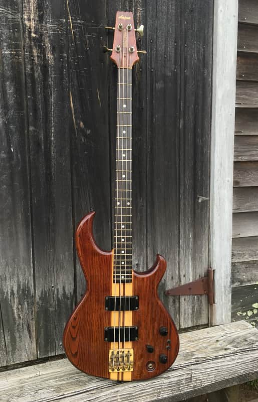 Mint 1981 Aria Pro II SB-900 Matsumoku 4 String Bass in Walnut Perfect image 1