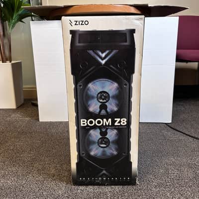 ZIZO BOOM Z8 Amp Wireless Portable Bluetooth LED Party Speaker System Dual 8" image 2