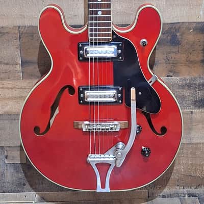 1969 MIJ Univox 335 Coily with Tremolo  - Cherry - image 1