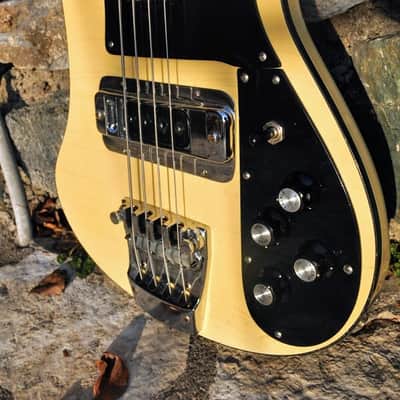 Rickenbacker 4003 1983 - vintage yellow Blonde / black image 3