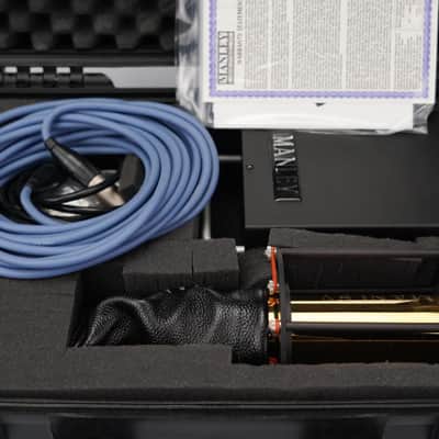 Manley Reference Gold Large Diaphragm Tube Condenser Microphone w/ Case #59151 image 4