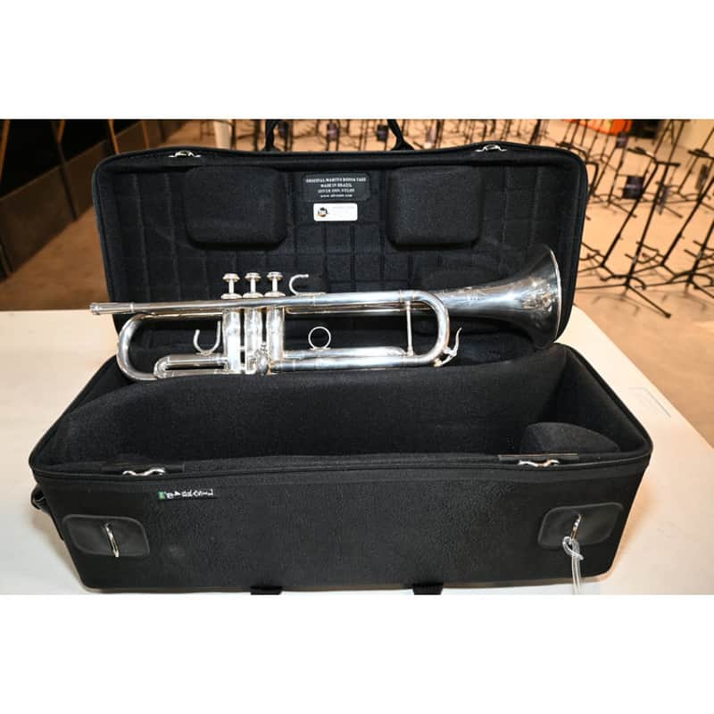 Shires STRCVP-S Bb Trumpet, Vintage Paris, Silver image 1