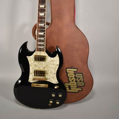 2000 Gibson SG Standard RARE Limited Edition Black And Gold Electric Guitar w/ OHSC image 3