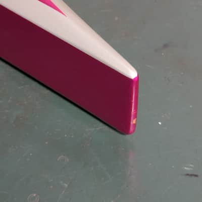 Jackson Japan Pro Series Randy Rhoads RR5 Rhoads 2009 Metallic Pink with Silver Bevels image 16