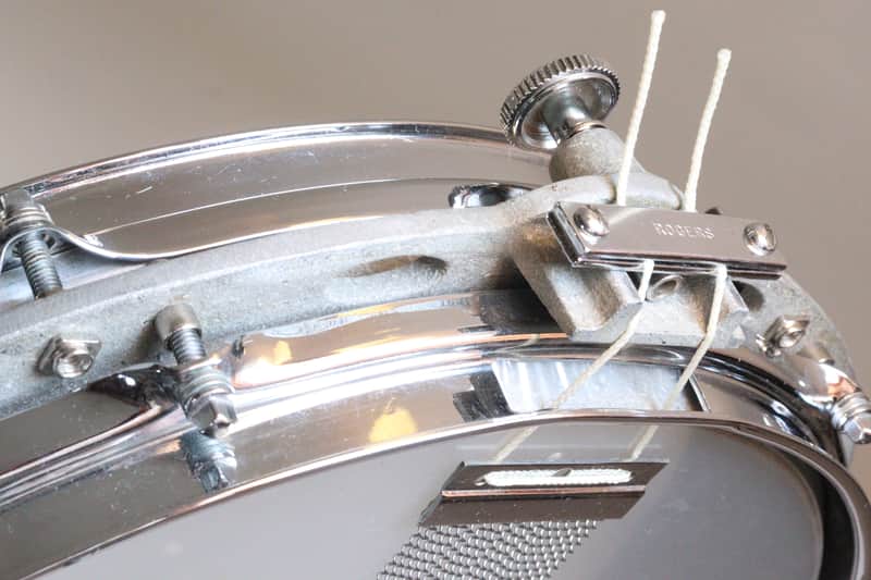 RARE Rogers Satellite Piccolo Snare Drum, Grey Cast Shell, Original Wires, 1970s -ALMOST LIKE NEW  / INSPECTED & TESTED image 1
