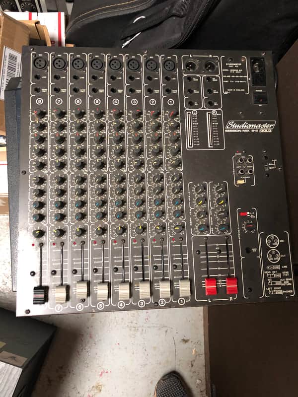 Studiomaster Session Mix 8-2 Gold Studio/Live Mixer image 1