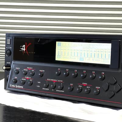 E-MU Systems E4X Turbo Rackmount 128-Voice Sampler Workstation