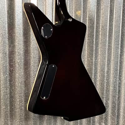 Westcreek Revenge Explorer Flame Transparent Red Burst Guitar #0019 Used image 7
