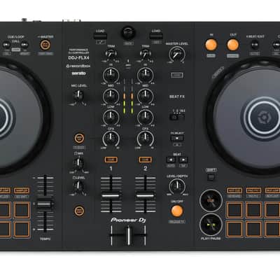 Pioneer DJ DDJ-FLX4 2-deck rekordbox and Serato DJ Controller - Graphite -NEW image 1