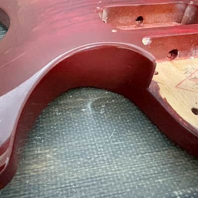 1993 Ibanez S540FM Body Mahogany Transparent Red Made in Japan image 10
