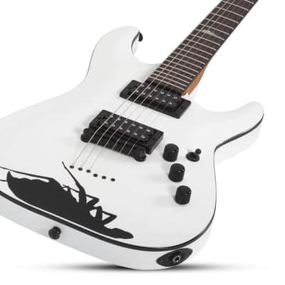 Schecter C-1 Jerry Horton 25th Anniversary - White (523) image 5