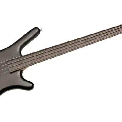 Warwick RockBass Corvette Basic | 4-String | Nirvana Black Transparent Satin | Fretless image 2