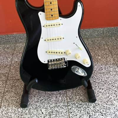Fender Standard Stratocaster MIM Black Maple Neck Strat Electric Guitar – Excellent Condition + Free Gig Bag image 2