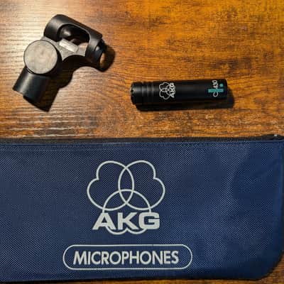 AKG C430 Small Diaphragm Cardioid Miniature Condenser Microphone 2010s - Black image 1