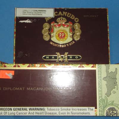 Macanudo Cigar box for build 2000's - Glossy brown image 6
