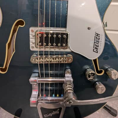 Gretsch G5655T Electromatic Center Block Jr. Single Cutaway with Bigsby 2020 - Present - Jade Grey Metallic image 2