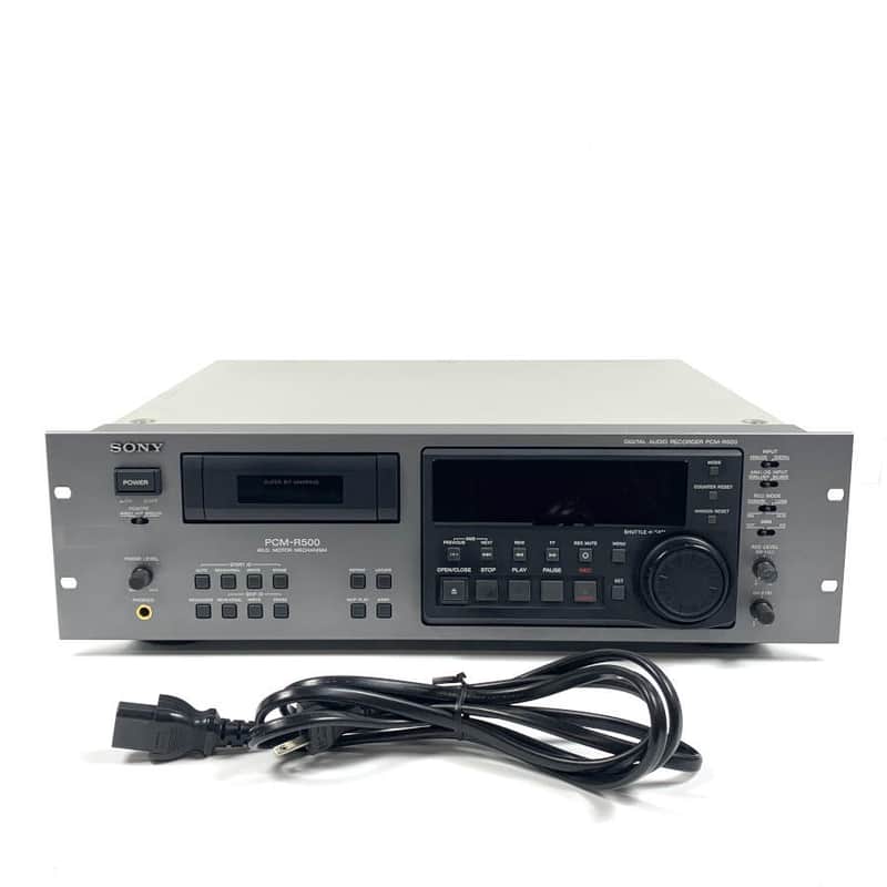 Sony PCM-R500 DAT Digital Audio Recorder 1990s - Gray　TGHM image 1