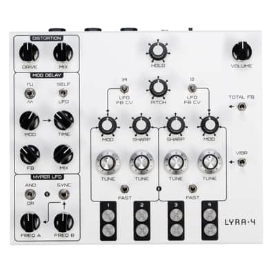 SOMA LABORATORY Lyra-4 White - Synthesizer image 1