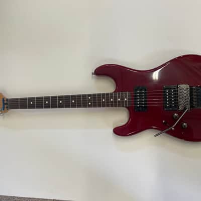 Fender/Warmoth partscaster stratocaster 1997 - transparent red image 3