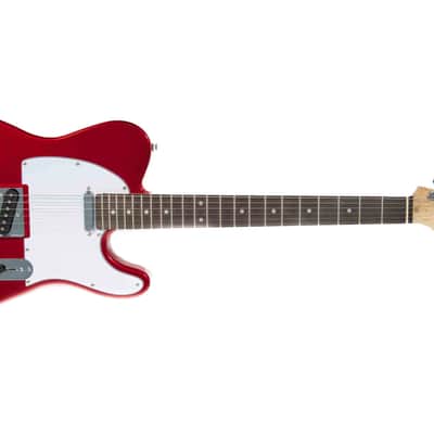 Aria Pro II Electric Guitar Candy Apple Red, Maple Fingerboard image 3
