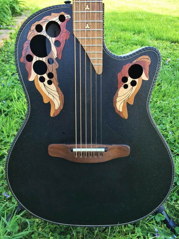 Ovation Adamas 1581-5 1999 Black Epaulet Cutaway image 1