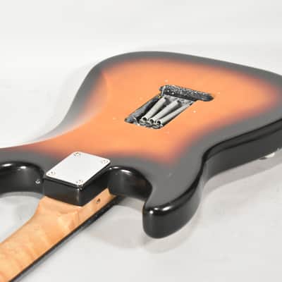 HSS Partscaster Strat Type Sunburst Finish Electric Guitar image 9
