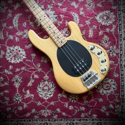 1992 Ernie Ball Music Man StingRay with Maple Fretboard and original Tolex case image 3