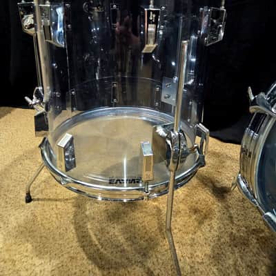 Batterie Sonor Champion Acrylic Blue Vintage 70's – Restaurée image 3
