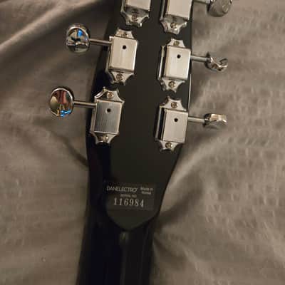 Danelectro SW RES59 BLK - Electric Resonator Guitar - Black Gloss - Like New image 10