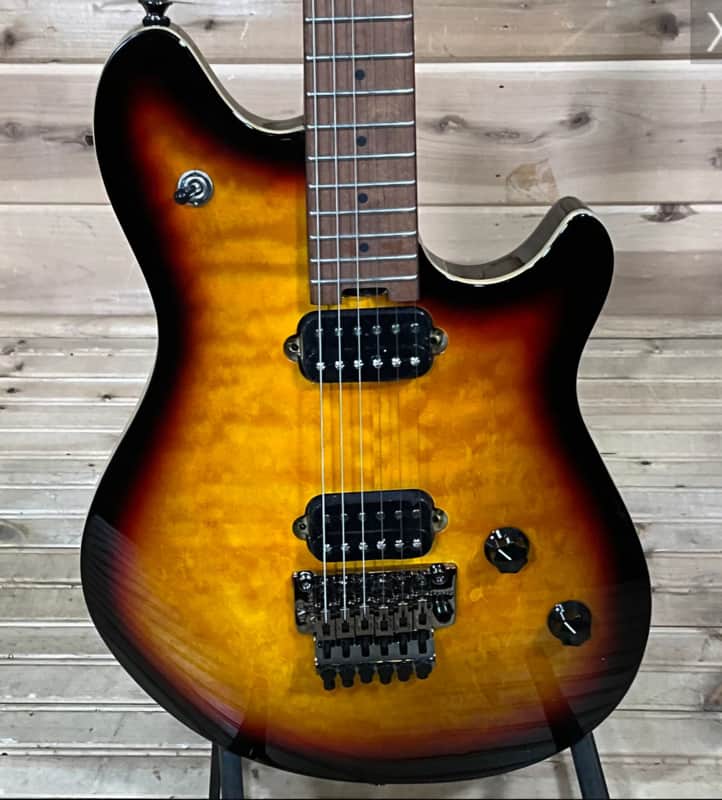 EVH Wolfgang WG Standard QM Electric Guitar Sunburst New image 1