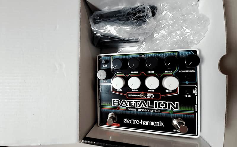EHX Electro-Harmonix Battalion Bass Preamp and DI Pedal image 1