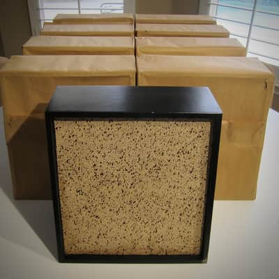 JENCO Speaker Cabinet 10" Vintage NOS Empty Cabinet Only Circa-1950s-1960s-Black with Splatter Grill Cloth image 20