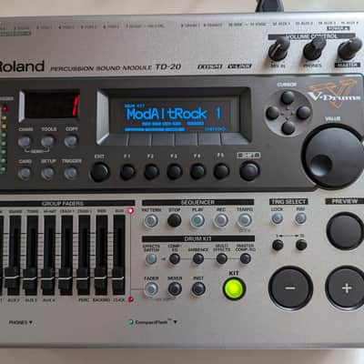 Roland TD-20 Drum Sound Module w/ LED Upgrade + Kit Expansion