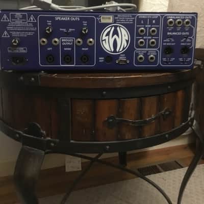 Swr Mo Bass 90s with by pass pedal Platinum/ royal blue excellent image 17