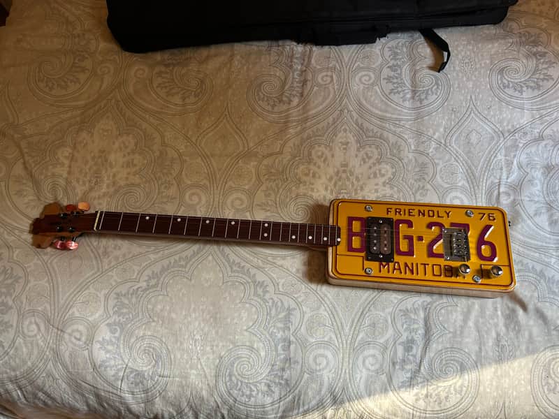 Lefty Left Handed Cigar Box Electric (4 string) image 1