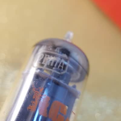 RCA 12BH7A tNOS AT1000 TESTED Vacuum Tube grey plate 12BH7 dual triode 1962-1968 image 6