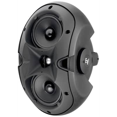 Electro-Voice EVID 4.2 Dual 4" 2-Way Surface-Mount Passive Unpowered Loudspeaker, Black, Pair image 1