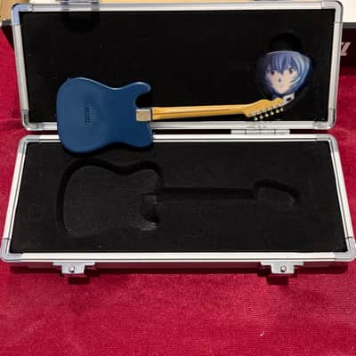F-toys Fender x Evangelion Rei-Telecaster Type02 1/8 Scale Miniature Guitar Complete Set image 2