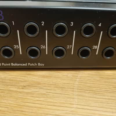 ART P48 Rackmount 48-Point Balanced TRS Patchbay 2019 - Present - Black image 2